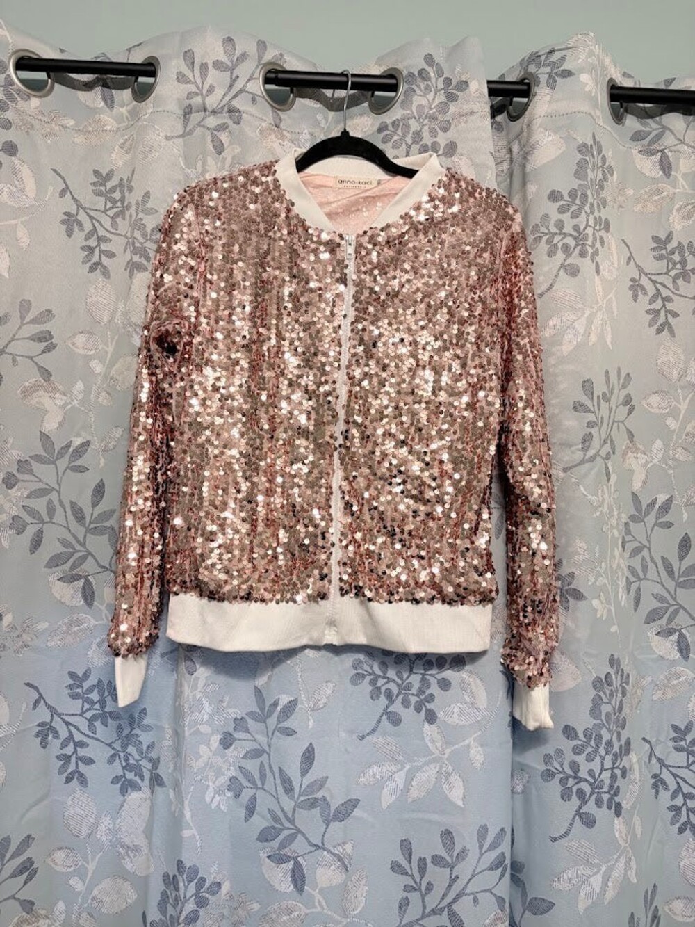 Dance Costume - Adult Small - Rose Gold Bomber Jacket